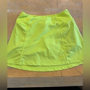 WOMENS REEBOK ATHLETIC SKORT XS LIME GREEN